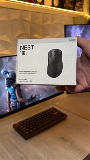 Valor Clips on Instagram: "Akko NEST from @akkogear! The Akko NEST is a lightweight gaming mouse designed for precision, speed, and comfort. With a high-performance sensor, ergonomic shape, and smooth glide, it’s built for competitive gaming and long sessions without fatigue. 🖱️ High-Precision Gaming Sensor ⚡ Lightweight & Fast Control 🎮 Ergonomic Shape for Comfort 🛡️ Durable Build Quality Huge thanks to @akkogear for sending this clean mouse! 👉 https://en.akkogear.com/product/nest-gaming-mo