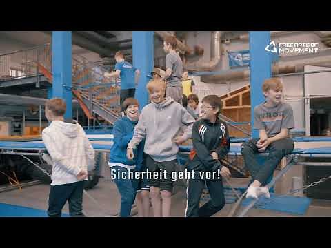 Ferienkurse München 2022 mit Parkour, Trampolin und Ninja Warrior