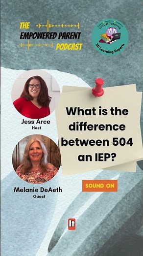 What is the difference between 504 and IEP? #504 #iep