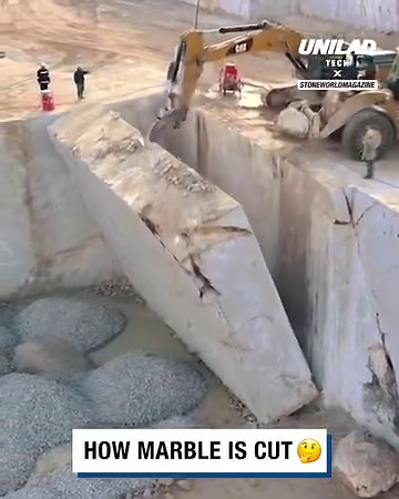 This is how marble is cut 🔥 | UNILAD Tech