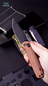 Folding Pocket Knife with Reversible Clip, 3.23" 14C28N Blade EDC Knife with Carbon Fiber Handle and Crossbar Lock, Sharp Camping Hiking Hunting Survival Knives for Men (Sky Blue)