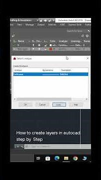 Creating layer in autocad