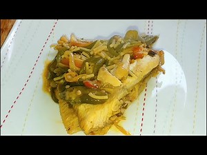 Jamaican Steamed Delicious Skin Fish/Triggerfish