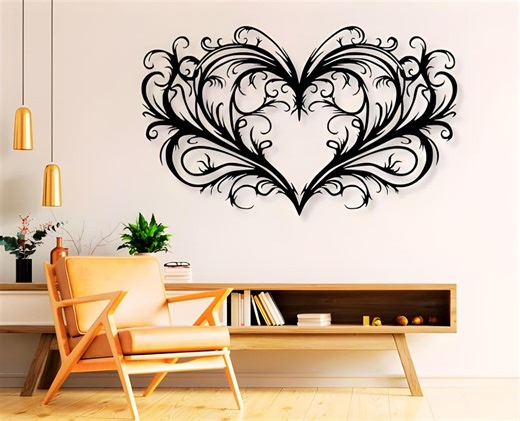 Heart SVG DXF PNG Files Love Vector Art Cut for Cnc Plasma Laser Cricut - Etsy