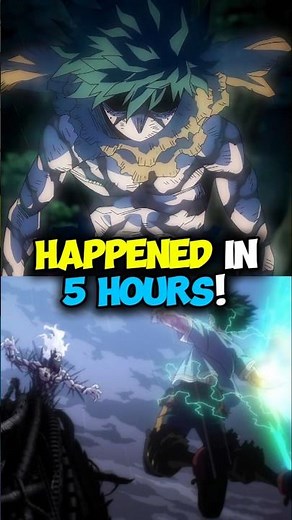 Why Did The Final War of MHA End in Hours? #anime #manga #mha