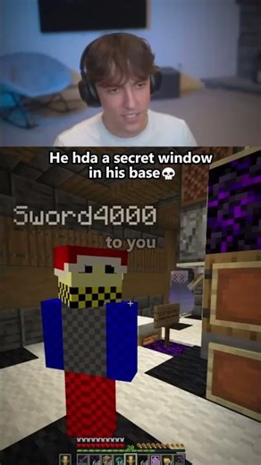 He had a secret window in his base💀