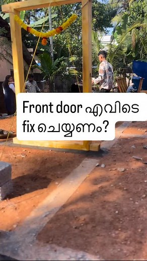 Front door bottom frame എവിടെ fix ചെയ്യണം? Correct height = 1.5 inch. Why? Tile mortar tile thickness = 2.5 cm Door allowance = 3.81 cm Balance 1.31 cm → floor concrete height difference adjust ചെയ്യാൻ perfect. Granite flooring-ലും (1–2 cm thickness) ഇതേ thumb rule തന്നെ safe. Any flooring case-ilum front door bottom never touches the tile — finishing perfect! #RFS #RajadhaniConstructors #CivilEngineering #ConstructionTips #SiteWork #EngineeringLife #KeralaBuilders #FrontDoorFixing #FloorLevel #