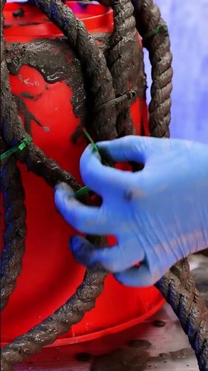 DIY Garden table with just rope & cement?!🧵🪑✨#diyfurniture #backyardideas