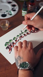 Chrome Lettering pt.1 - ✨Mexico✨ | Made by Edgar