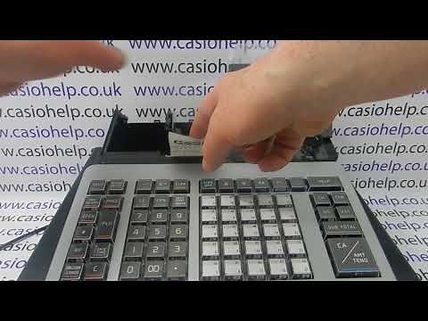 E114 Close The Receipt Platen Arm Error Message Casio SR-S500 / PCR-T540 / SR-S820