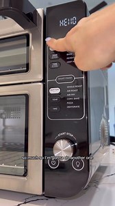 Dinner for 5, with sides and mains and the whole shabang, is all done at the same time thanks to the Ninja Double Oven. 🙌 Gaming Foodie baked butternut squash mac-and-cheese in the top oven, while air frying chicken in the bottom oven for a gorgeous family meal. Shop today: https://spr.ly/6180OJ0aC. | Ninja Kitchen