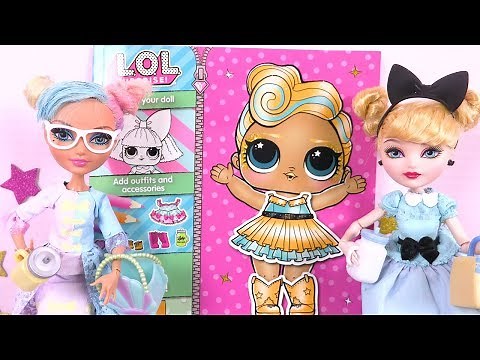 Poupées Famille LOL Surprise Coloriage Loisirs Créatifs Stick & Style