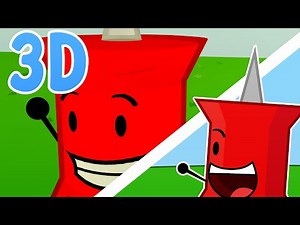 BFDI But It's Animated in 3D | Animation Test