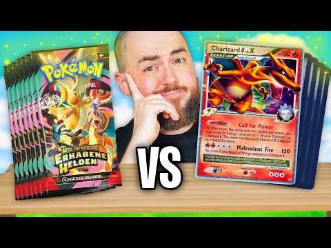 100€ Pokémon Booster VS 100€ Pokémon Karten..