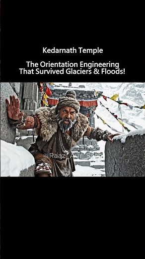 Kedarnath Temple: The Orientation Engineering That Saved It from Glaciers & Floods #KedarnathTemple