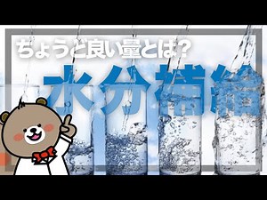 「飲めば飲むほどいい」わけじゃない！本当に正しい水分補給法は？くま先生が水分補給について解説