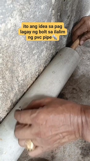 6.5K views · 17 reactions | Technique sa pag connect sa bolt sa ilalim ng pvc pipe #pvcpipe #ideas #tips #bolt #mariogocotano | Mario Gocotano | Facebook
