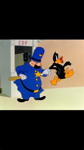 Looney Vault on Instagram: "👮🦆🏆🎬 Daffy the master impressionist. Title: Hollywood Daffy"