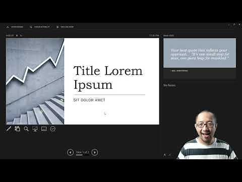 How to get rid of this dual screen presentation view in Microsoft Powerpoint