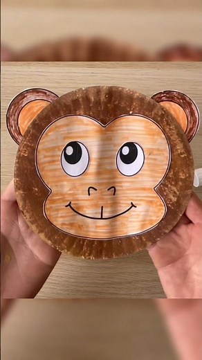 Monkey Craft | Paper Plate Craft Ideas For Kids | Homeschooling Activities