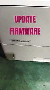 Update firmware hp laserjet M506 . Laserjet Enterprise M506 .