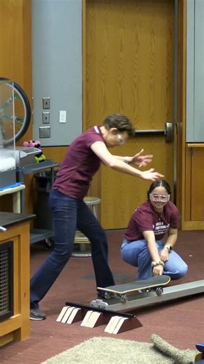 The cone rolls uphill? #physics #science #expirement #teacher #physicsexperiments