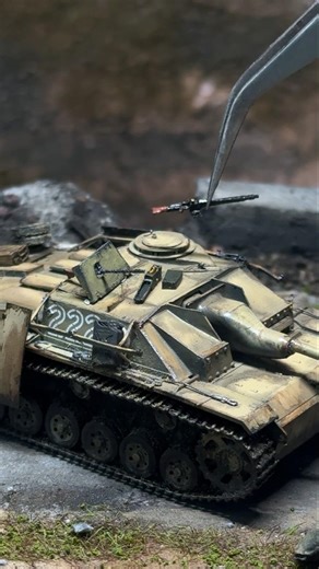 War Thunder | Stug III G Assault Gun 1/72 Scale Machine Gun Mounting Kit#warthunder #diorama