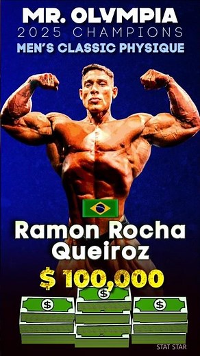 2025 Mr Olympia #bodybuilding. All Champions and prize money. Derek Lunsford, Ramon Dino, Ryan Terry
