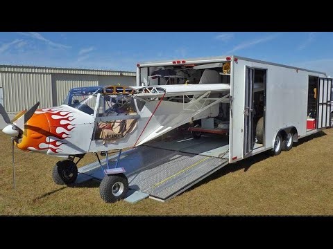 The Best way to haul your Bush Plane. Kitfox STi, Highlander, Rans, piper cub.