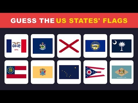 Only Experts Get 100%! 🇺🇸 Guess the US State Flag | 25 US State Flags Quiz 2026