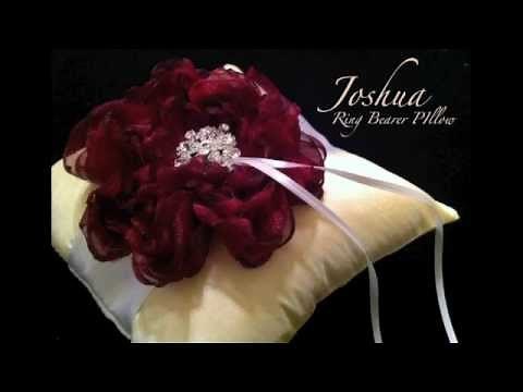 {JOSHUA} How to make an easy diy ring bearer pillow