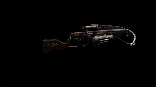 Game-Ready Crossbow | 3D Modeling & Texturing | Blender + Substance Painter