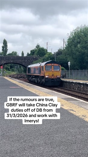 GBRF's Shift in China Clay Duties from DB Cargo