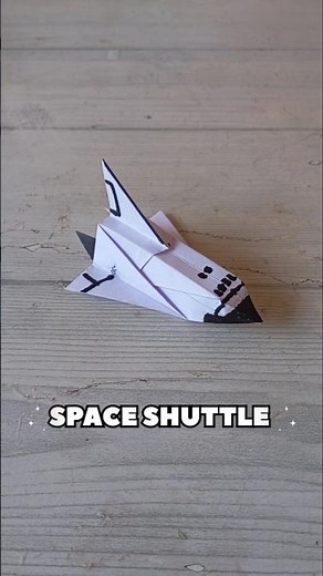 SPACE SHUTTLE ORIGAMI TUTORIAL|HOW TO MAKE PAPER SHUTTLE SPACESHIP CRAFT STEP BY STEP FOLDING|ART
