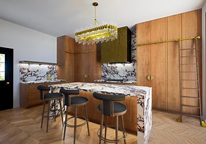 Kitchen Remodel Design | 3D Kitchen Rendering for Modern Renovation | Custom Layout Plan