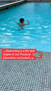 Swimming is a life skill staple of our Physical Education curriculum. #GoExpress | Elmira City School District
