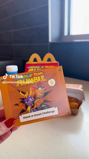 Ready to power up your taste buds and relive the nostalgia? Crash Bandicoot Happy Meals are now available at Joe Lane McDonald’s! 🎮🍟 #crashbandicoot #crashbandicoothappymeal #happymeal #mcdonalds #mcdonaldshacks