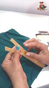Zip Attachment: Step-by-Step Guide for Beginners🪡 #stitching #tipsandtricks #sewing #shorts