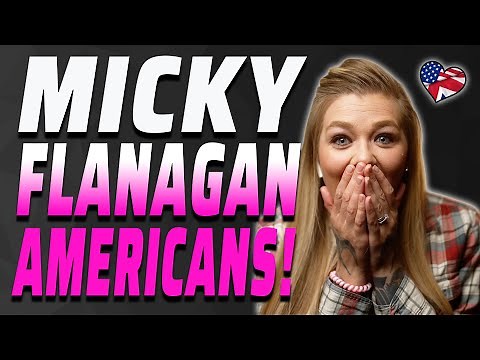 AMERICAN REACTS MICKY FLANAGAN AMERICANS | AMANDA RAE