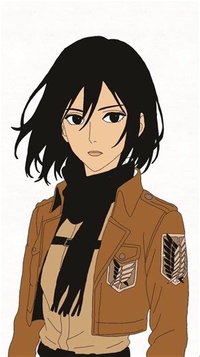 How to Draw Mikasa Ackerman with Guidelines | Easy Step-by-Step Tutorial