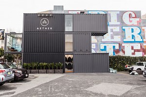 Aether Opens San Francisco Clothing Store Made of Three Stacked Shipping Containers