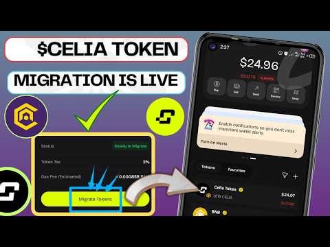 CELIA Token Migration Live | How to Withdraw, Claim & Send CELIA to Wallet (Step by Step Guide)