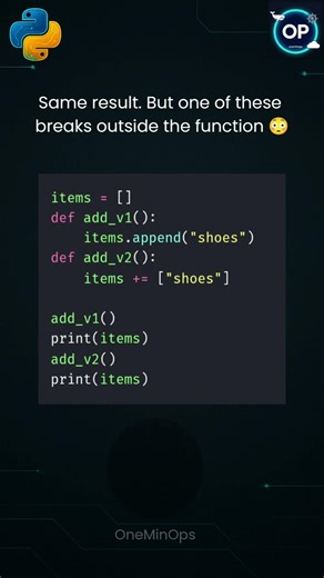 Python Scope Trap That Breaks Your Code 🤯 #python #learnpython