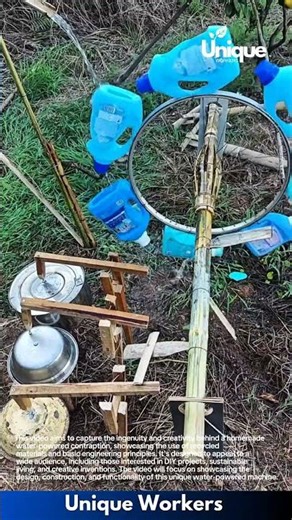 Homemade water contraption: ingenious recycling project