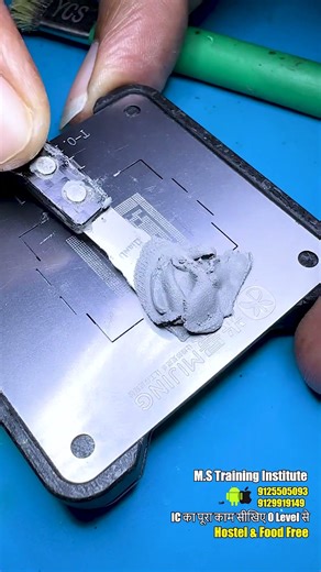 🔧 Student Practice on iPhone CPU | Live Chip Level Class at MS Training Institute