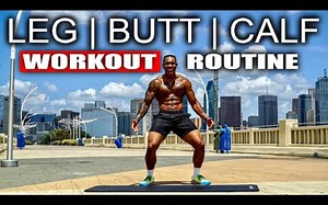 【宅家也能运动】10分钟 涨腿 无器械 | BULLYJUICE | NO EQUIPMENT 10 MINUTE LEG WORKOUT