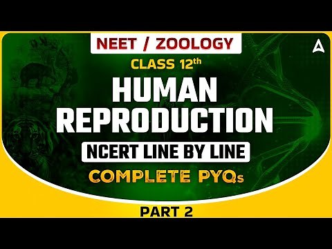 HUMAN REPRODUCTION CLASS 12 | NEET 2024 | NCERT LINE BY LINE WITH COMPLETE PYQs | ZOOLOGY BY SANKALP