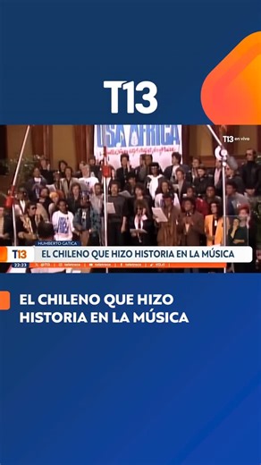 🔸Un breve paso por Chile tuvo Humberto Gatica, el ingeniero y productor chileno que ayudó a escribir la historia de la música. Estuvo detrás de los mayores éxitos de Michael Jackson, y actualmente trabaja en la música que acompañará la película del rey del pop. Más noticias en T13.cl | T13