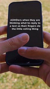 That little rolling motion you do with your fingers while trying to figure out how to reply to a text? That’s a form of physical stimming. It’s an unconscious way for the ADHD brain to self-regulate and process thoughts. | Propel: ADHD Games