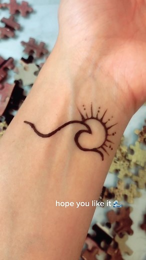 Ocean Themed Henna Tutorial | Art Inspiration